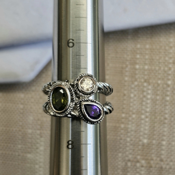 SET! Coldwater Creek Necklace and 925 Rope Ring with 925 Kachina Earrings SET! - Picture 15 of 16